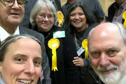 At the count