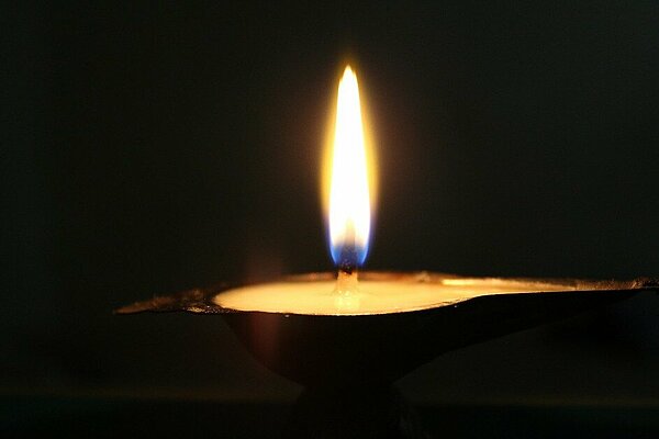 Image of burning candle